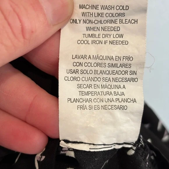 EUC! Mason & Belle Kinglake Gray and Black Mixed Material Short Sleeve Top - XL - Picture 7 of 7